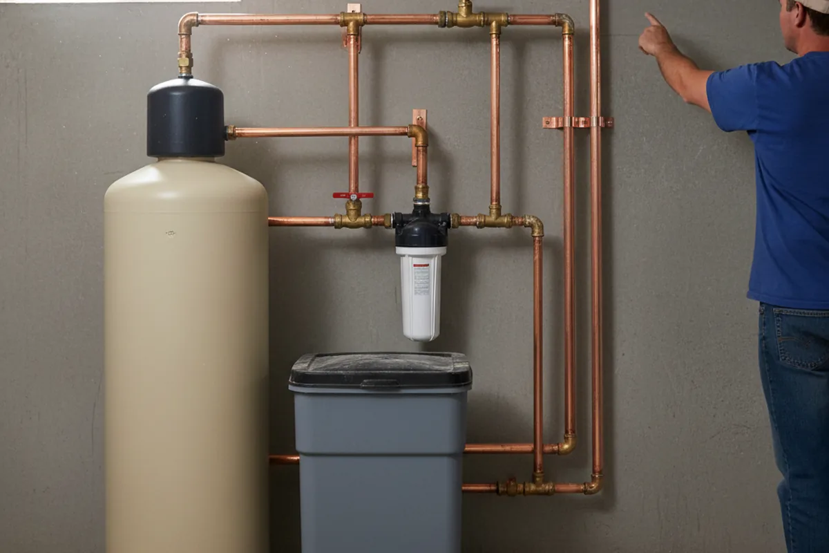 Whole-house water treatment system installed in Alvarado